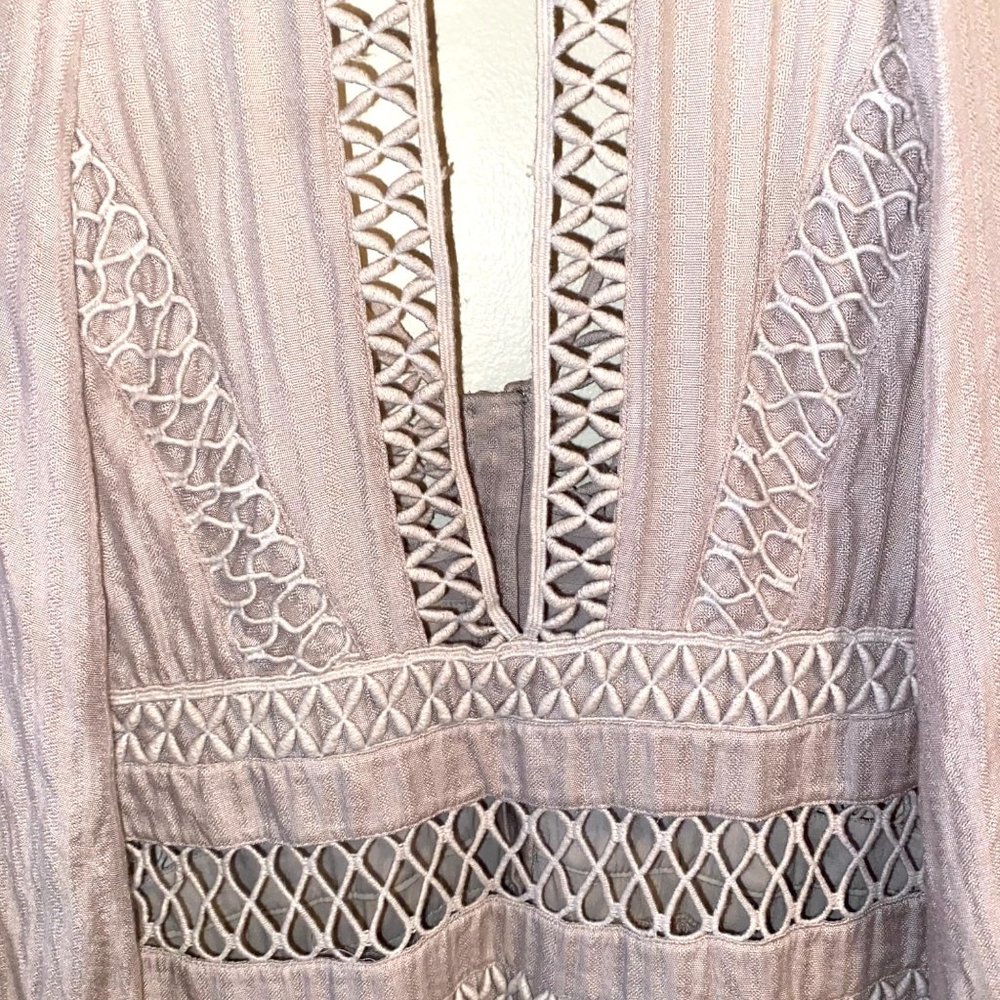 Free People Crochet Festival Bohemian Mini Dress - Women's 2 - Picture 10 of 16